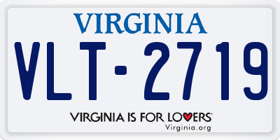 VA license plate VLT2719