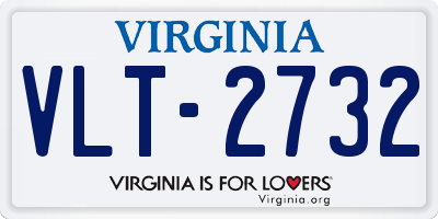 VA license plate VLT2732