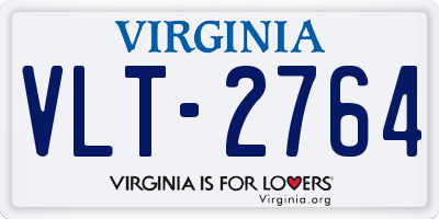 VA license plate VLT2764