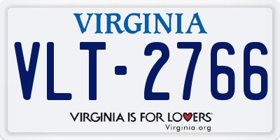 VA license plate VLT2766