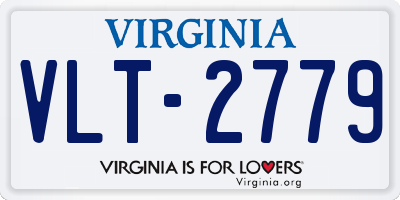 VA license plate VLT2779