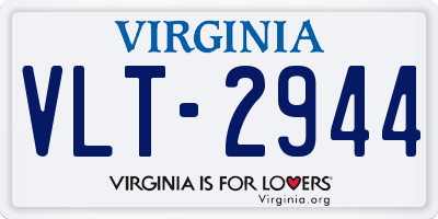 VA license plate VLT2944