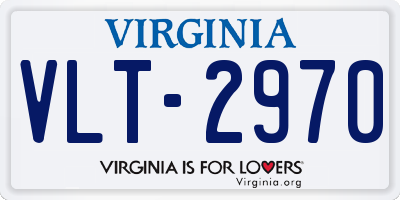 VA license plate VLT2970