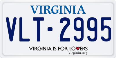 VA license plate VLT2995