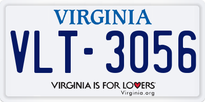 VA license plate VLT3056