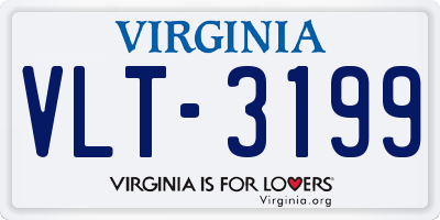 VA license plate VLT3199