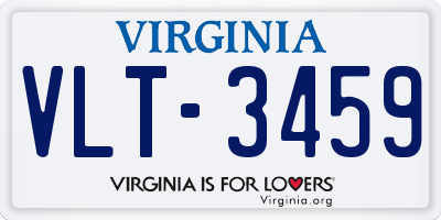 VA license plate VLT3459