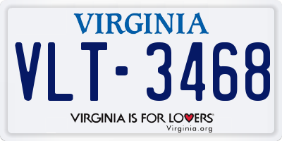 VA license plate VLT3468