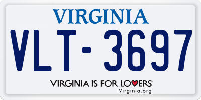 VA license plate VLT3697
