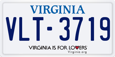 VA license plate VLT3719