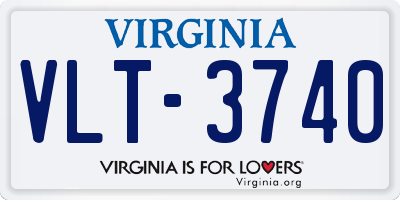 VA license plate VLT3740