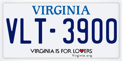 VA license plate VLT3900