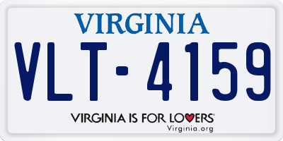 VA license plate VLT4159