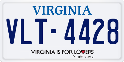 VA license plate VLT4428
