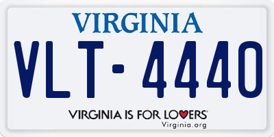 VA license plate VLT4440