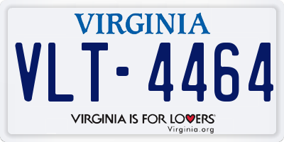 VA license plate VLT4464