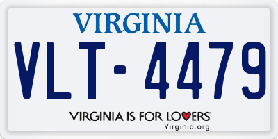 VA license plate VLT4479