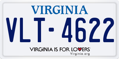 VA license plate VLT4622