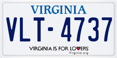 VA license plate VLT4737