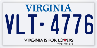 VA license plate VLT4776