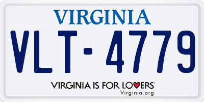 VA license plate VLT4779