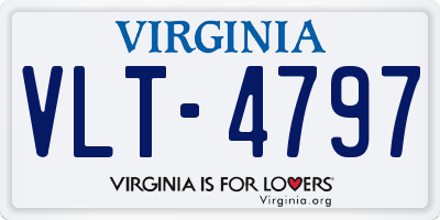 VA license plate VLT4797