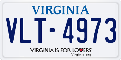 VA license plate VLT4973