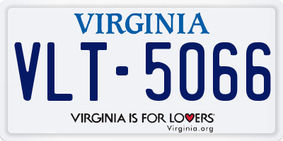 VA license plate VLT5066