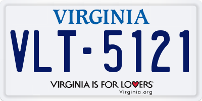 VA license plate VLT5121