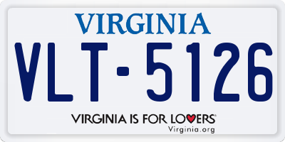 VA license plate VLT5126