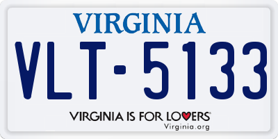VA license plate VLT5133