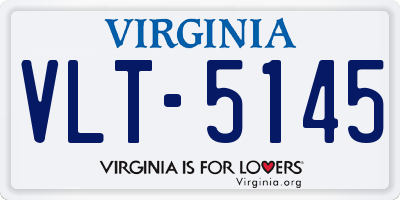 VA license plate VLT5145