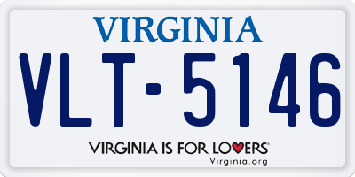 VA license plate VLT5146