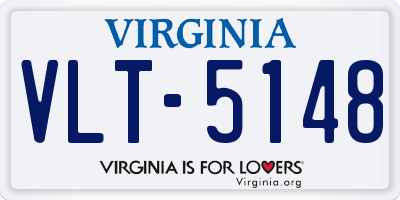 VA license plate VLT5148