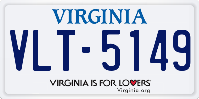 VA license plate VLT5149