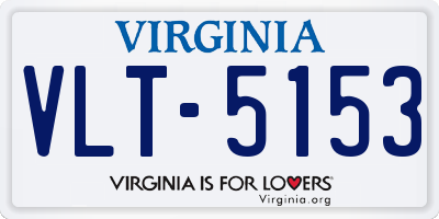 VA license plate VLT5153