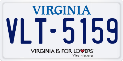 VA license plate VLT5159