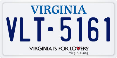 VA license plate VLT5161