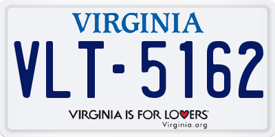 VA license plate VLT5162