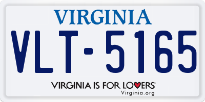 VA license plate VLT5165