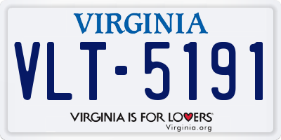 VA license plate VLT5191