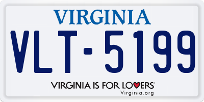 VA license plate VLT5199