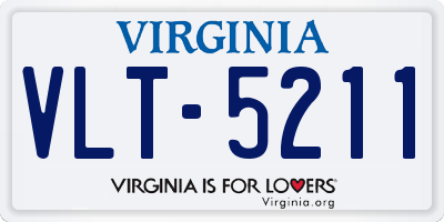 VA license plate VLT5211