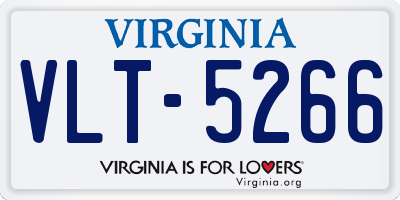 VA license plate VLT5266