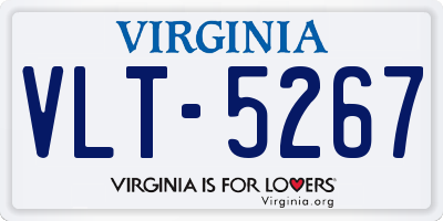 VA license plate VLT5267
