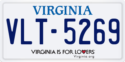 VA license plate VLT5269