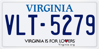 VA license plate VLT5279
