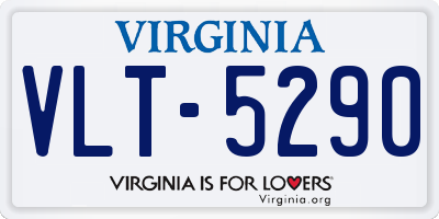 VA license plate VLT5290