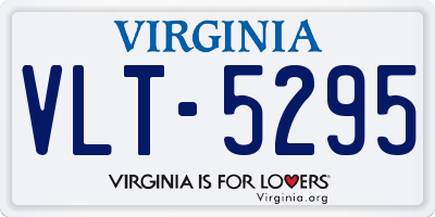 VA license plate VLT5295