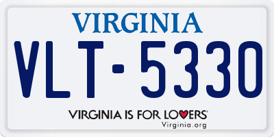 VA license plate VLT5330